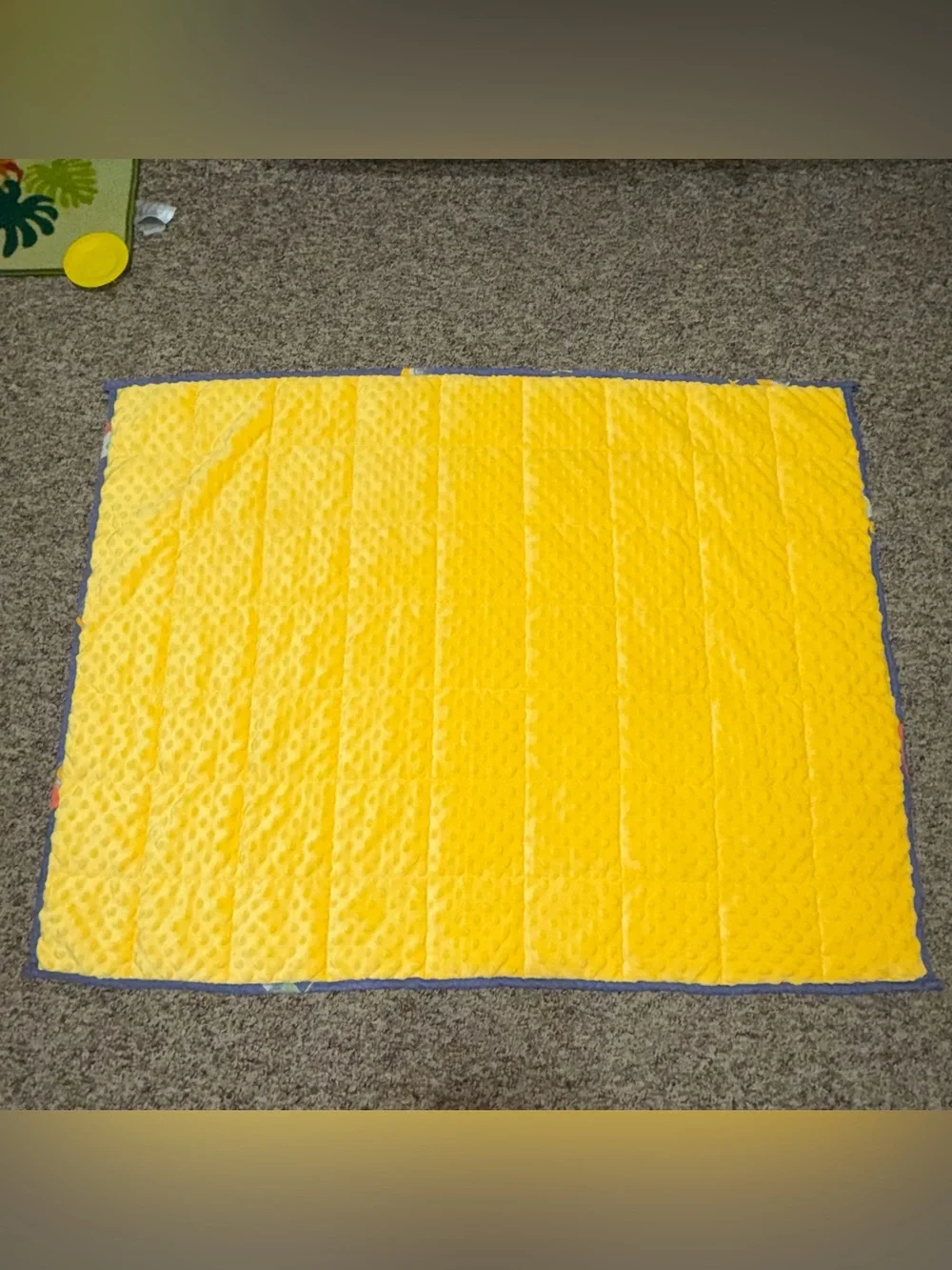 Kids' toddler 3 pound weighted blanket Construction Vehicle Quilt 35